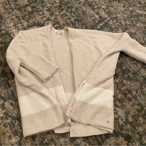 Simply Noelle Cozy Beige and Cream Cardigan